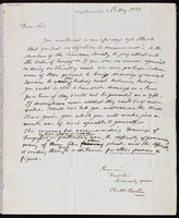 Benjamin Meggot Forster, Walthamstow, [Middlesex], to James Edward Smith, Soho Square, London