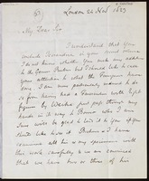 Edward Forster, London, to Sir James Edward Smith, Surrey Street, Norwich, [Norfolk]