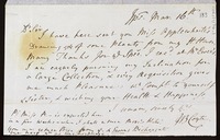 William Beeston Coyte, Ipswich, [Suffolk], to James Edward Smith