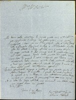 Carlo Antonio Ludovico Bellardi, Turin, Italy, to Sir James Edward Smith, 14 Paradise Row, Chelsea, London