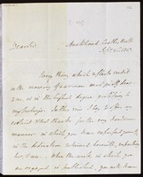 Shute Barrington, Auckland Castle, [Durham], to James Edward Smith