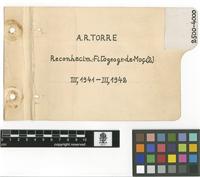 Colheitas de Torre, A.R. em Moçambique, 1941-44.